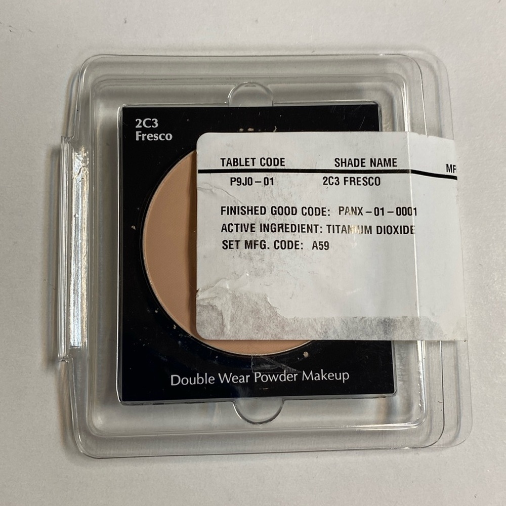 New Estée Lauder Double Wear Powder Makeup in 2C3 Fresco Sealed Tester